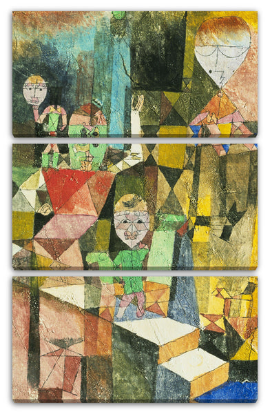 Leinwandbild Paul Klee - Die Vorfühung des Wunders