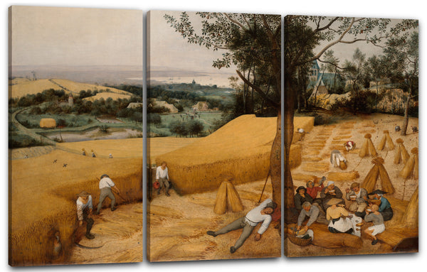 Leinwandbild Peter Bruegel der Ältere  - Die Erntearbeiter