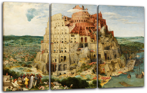Leinwandbild Peter Bruegel der Ältere  - Der Turm von Babel