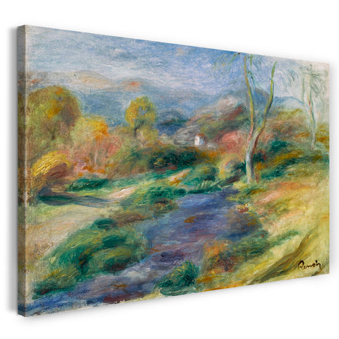 Leinwandbild Pierre-Auguste Renoir - PAYSAGE AU BÉAL
