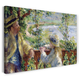 Leinwandbild Pierre-Auguste Renoir - Am Wasser (nahe des Sees)