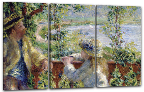 Leinwandbild Pierre-Auguste Renoir - Am Wasser (nahe des Sees)
