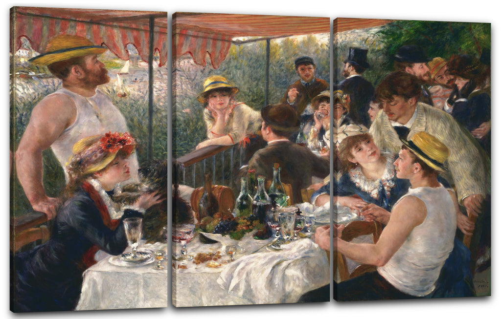 Leinwandbild Pierre-Auguste Renoir - Die Mahlzeit der Ruderer