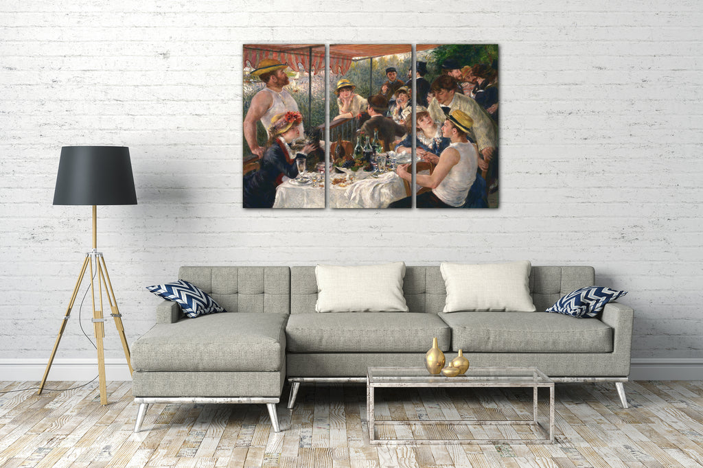 Leinwandbild Pierre-Auguste Renoir - Die Mahlzeit der Ruderer