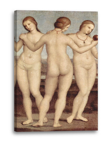 Leinwandbild Raphael - Die drei Grazien