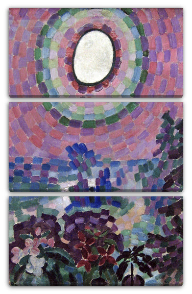 Leinwandbild Robert Delaunay - Paysage au disque