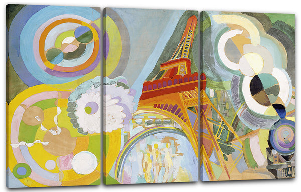 Leinwandbild Robert Delaunay - "Luft, Eisen und Wasser"-Studie