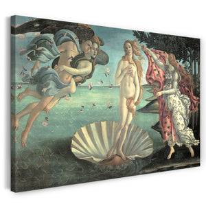 Leinwandbild Sandro Boticelli - Die Geburt der Venus