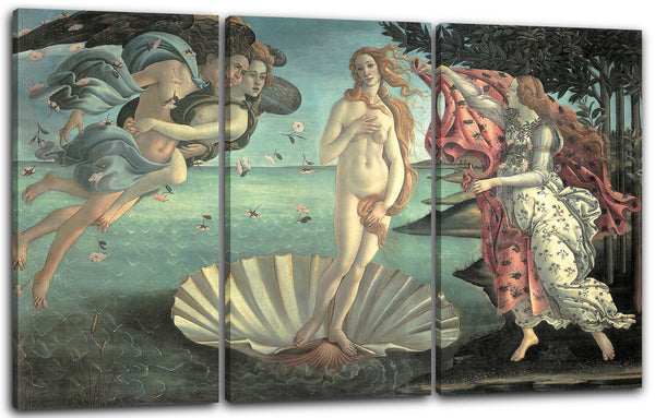 Leinwandbild Sandro Boticelli - Die Geburt der Venus