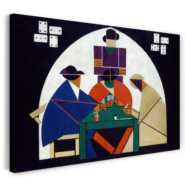 Leinwandbild Theo von Doesburg - Kartenspieler