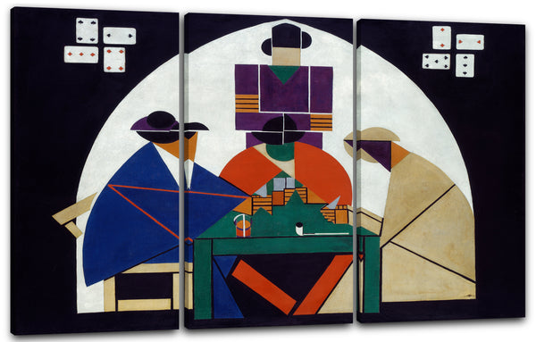 Leinwandbild Theo von Doesburg - Kartenspieler