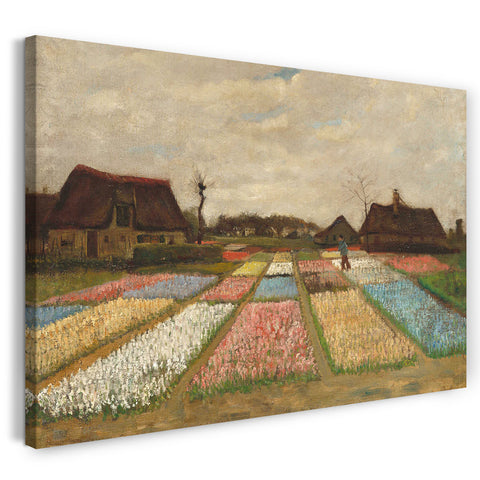 Leinwandbild Vincent van Gogh - Blumenbeete in Holland
