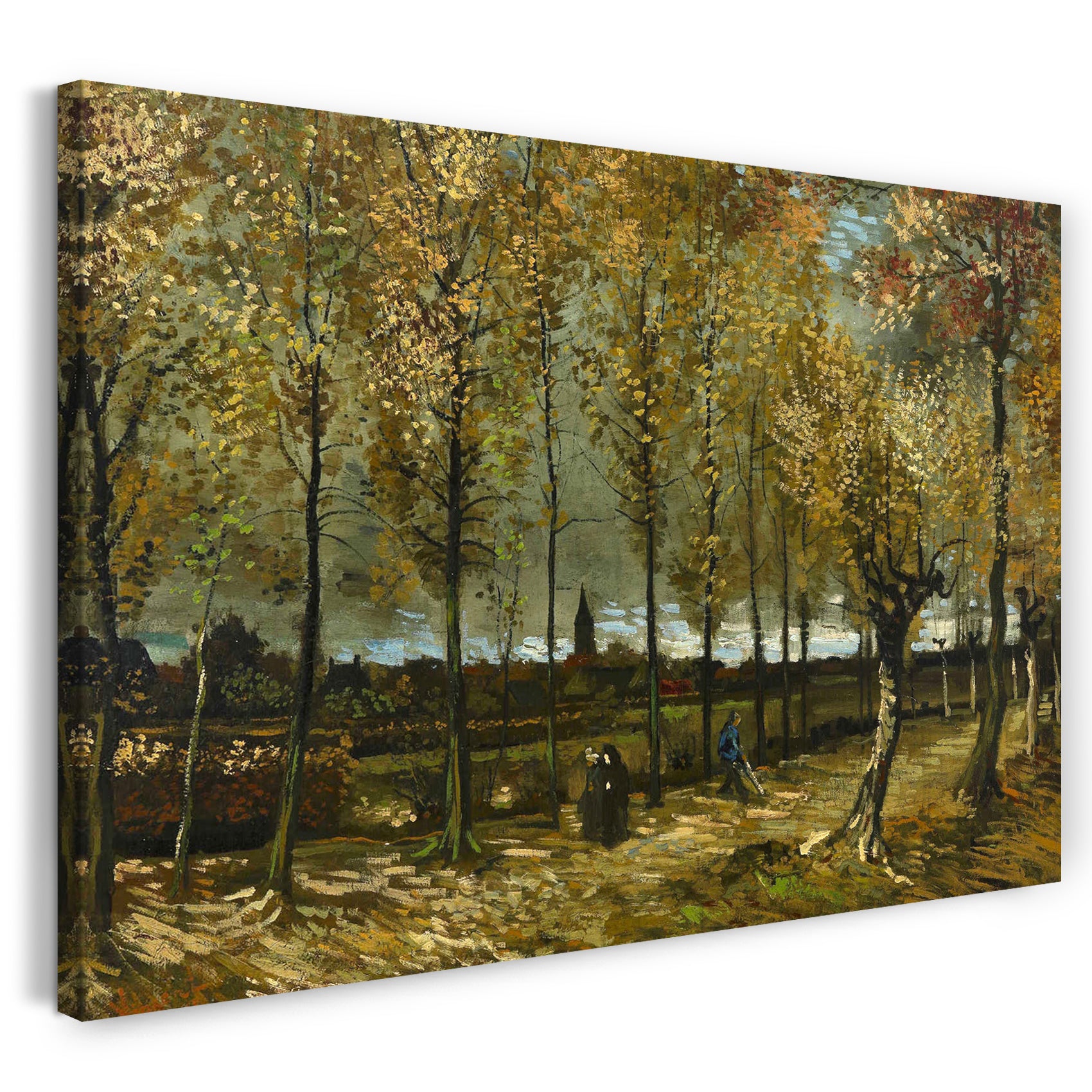 Leinwandbild Vincent van Gogh - Pappeln in der Nähe von Nuenen