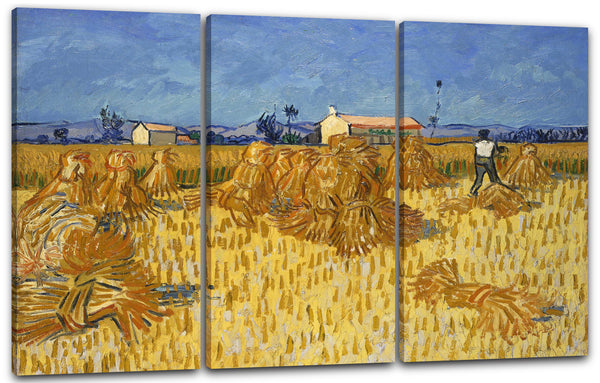 Leinwandbild Vincent van Gogh - Getreide-Ernte in der Provence