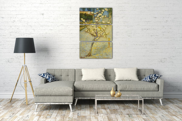Leinwandbild Vincent van Gogh - Blühender kleiner Birnenbaum