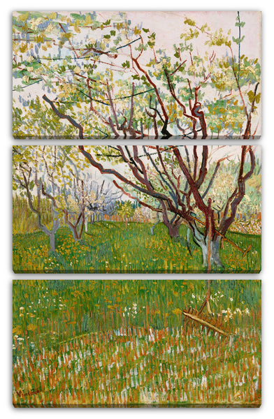 Leinwandbild Vincent van Gogh - Der blühende Obstgarten