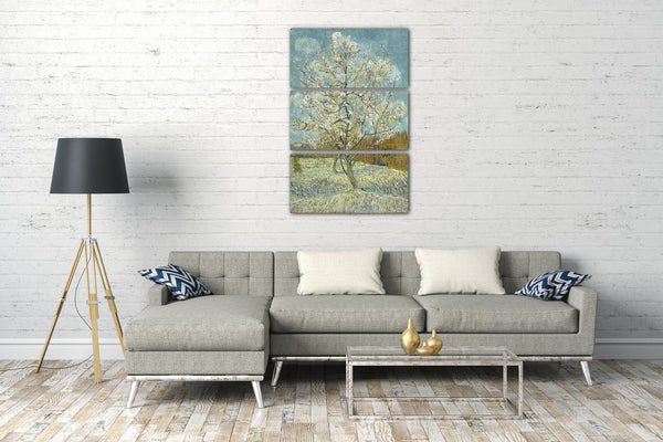 Leinwandbild Vincent van Gogh - Der pinke Pfirsischbaum