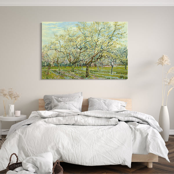 Leinwandbild Vincent van Gogh - Der weiße Obstgarten