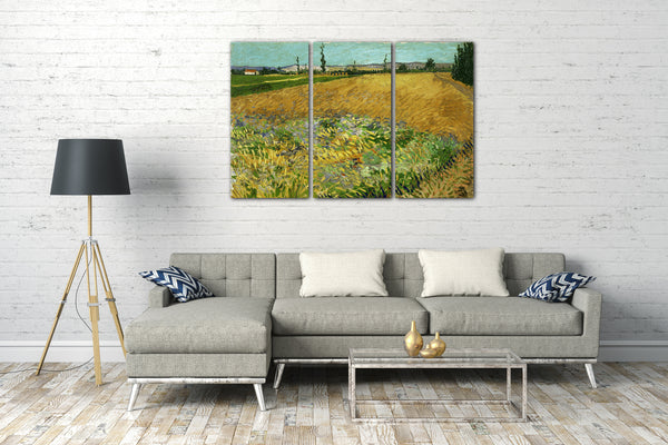 Leinwandbild Vincent van Gogh - Weizenfeld