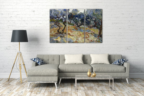 Leinwandbild Vincent van Gogh - Oliven-Bäume