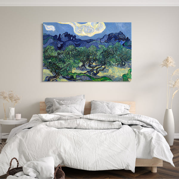 Leinwandbild Vincent van Gogh - Die Oliven-Bäume