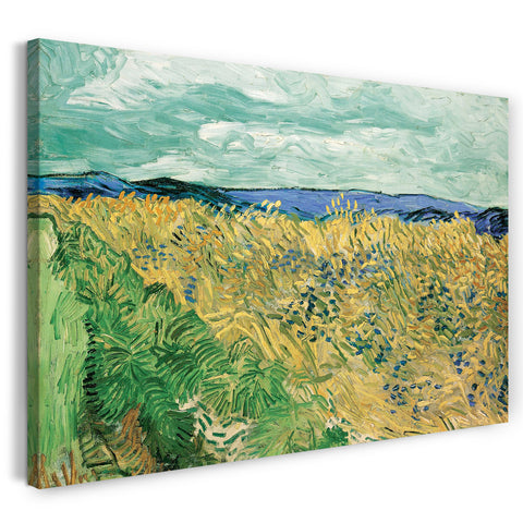 Leinwandbild Vincent van Gogh - Weizenfeld mit Kornblumen