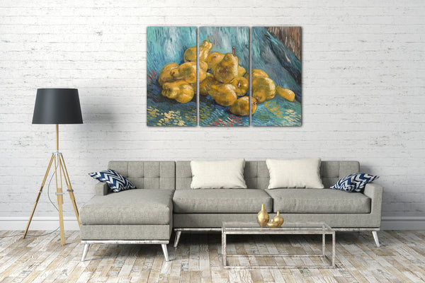 Leinwandbild Vincent van Gogh - Stillleben mit Birnen