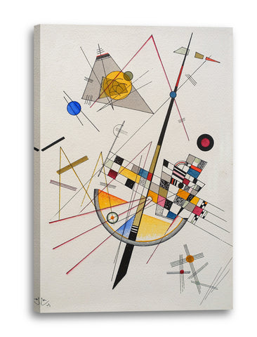 Leinwandbild Wassily Kandinsky - Delikate Spannung