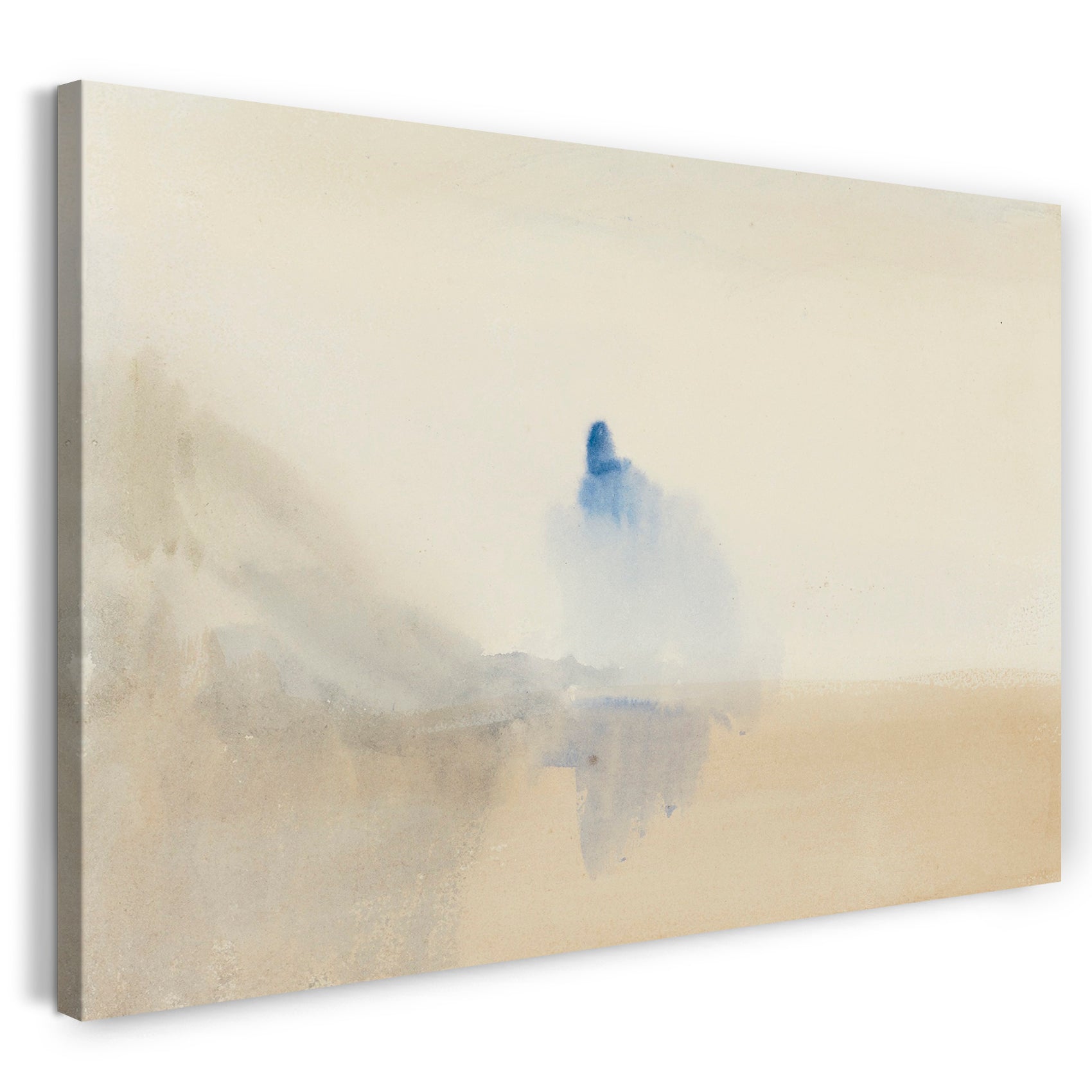 Leinwandbild William Turner - STUDY OF A CASTLE BY A LAKE