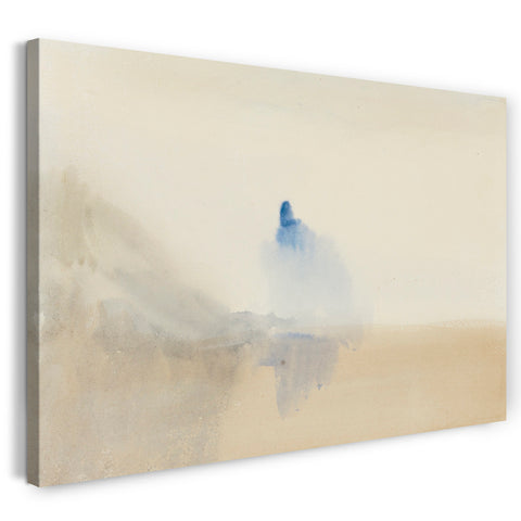 Leinwandbild William Turner - STUDY OF A CASTLE BY A LAKE