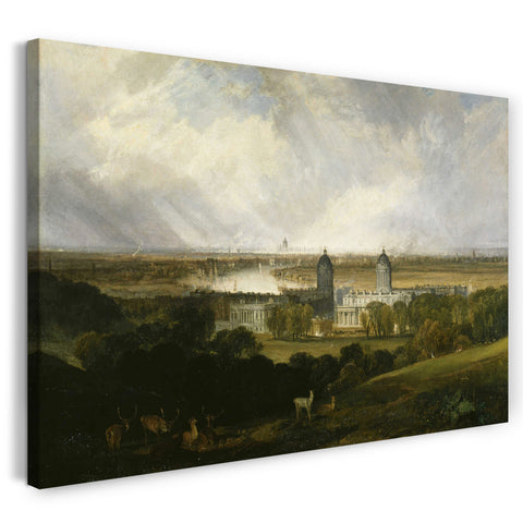 Leinwandbild William Turner - London from Greenwhich Park
