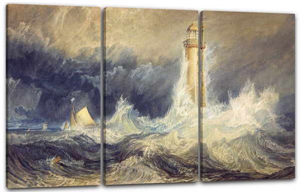Leinwandbild William Turner - Bell Rock Lighthouse