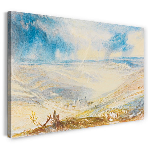 Leinwandbild William Turner - THE FIELD OF WATERLOO, FROM THE PICTON TREE
