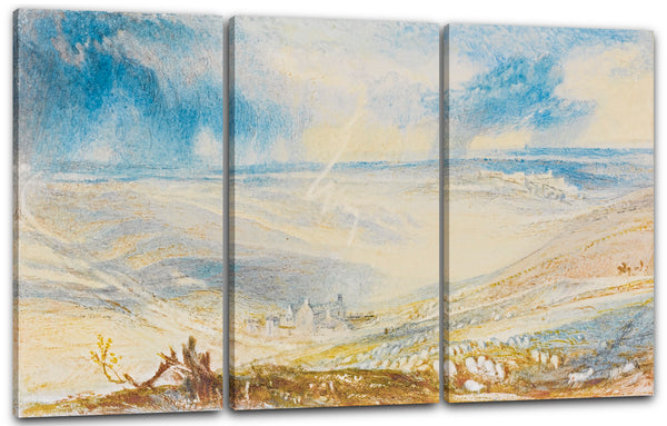 Leinwandbild William Turner - THE FIELD OF WATERLOO, FROM THE PICTON TREE