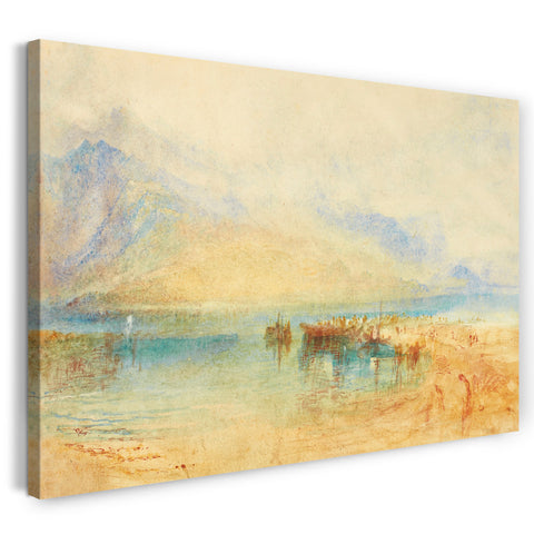 Leinwandbild William Turner - SWITZERLAND: POSSIBLY LAKE THUN