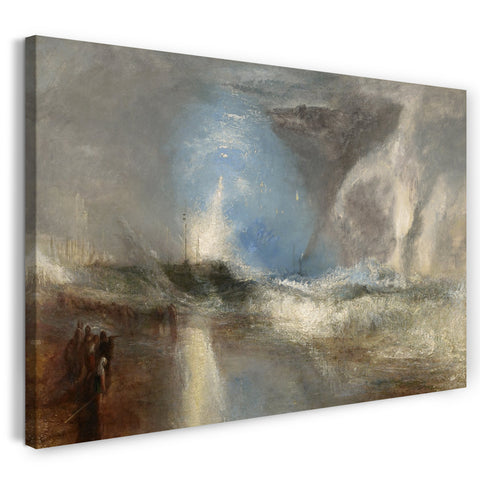 Leinwandbild William Turner - Rockets and Blue Lights (Close at Hand) to Warn Steamboats of Shoal Water