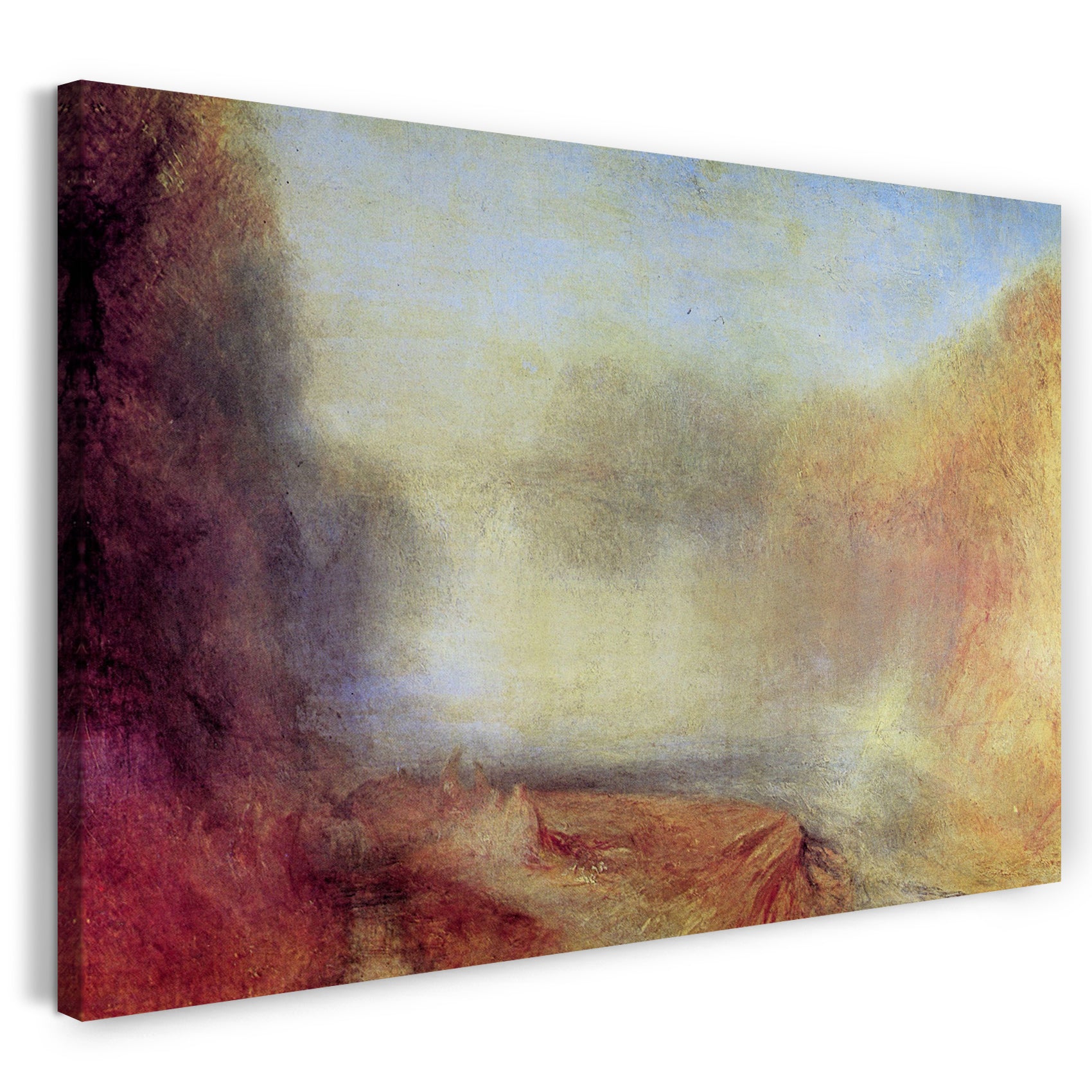 Leinwandbild William Turner - Falls of the Clyde