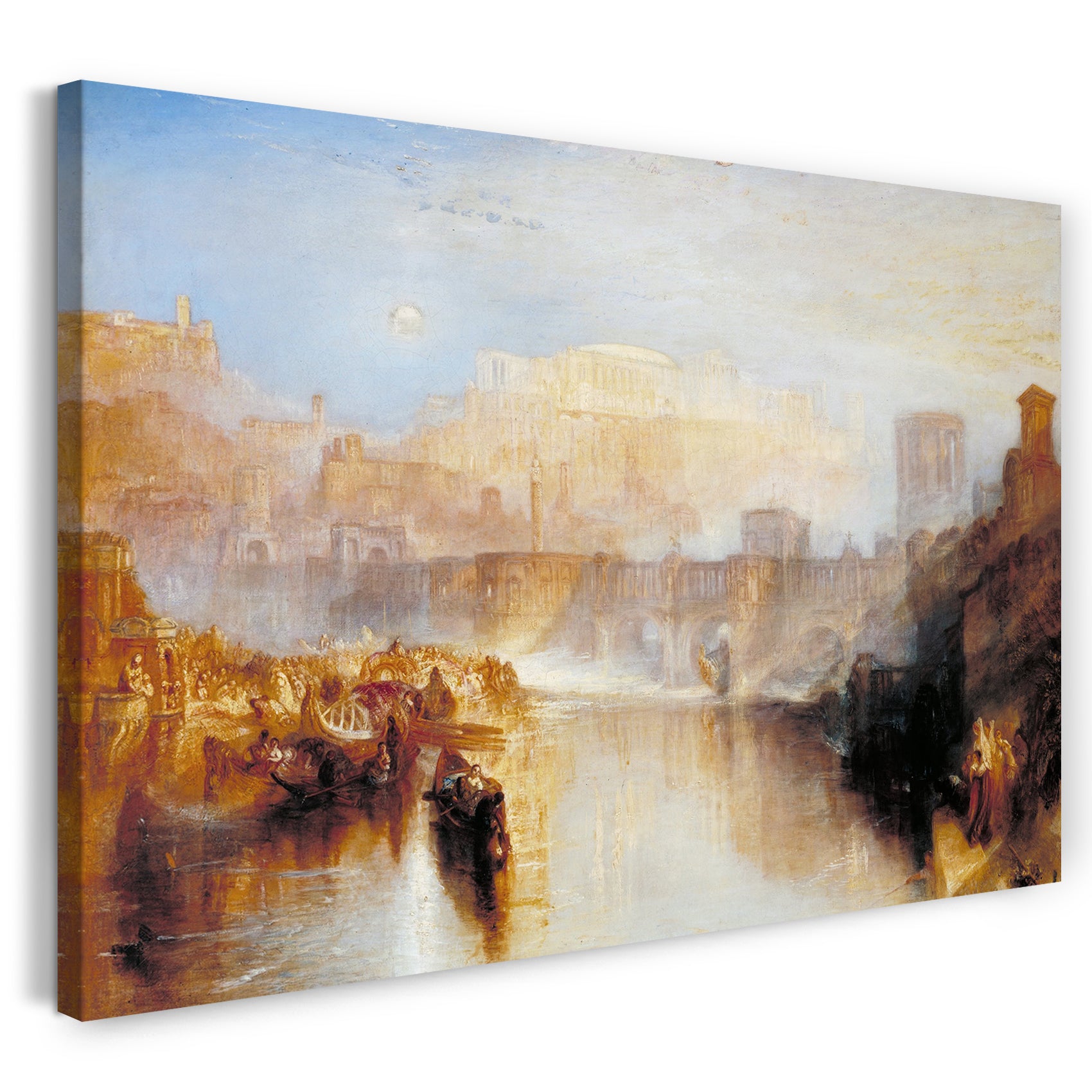 Leinwandbild William Turner - Agrippina Landing with the Ashes of Germanicus