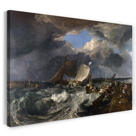 Leinwandbild William Turner - Calais Pier