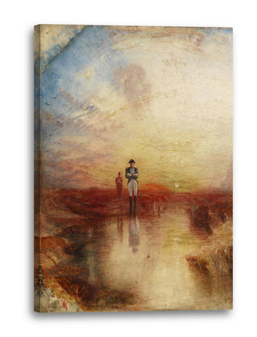Leinwandbild William Turner - War, The Exile and the Rock Limpet