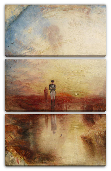 Leinwandbild William Turner - War, The Exile and the Rock Limpet