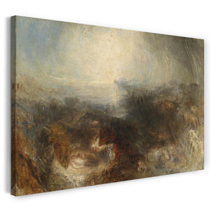 Leinwandbild William Turner - Shade and Darkness - The Evening of the Deluge