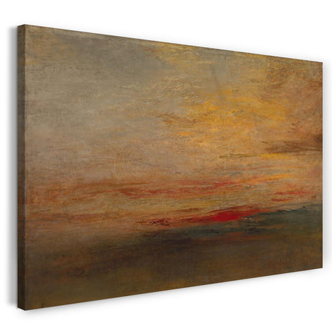 Leinwandbild William Turner - Sunset