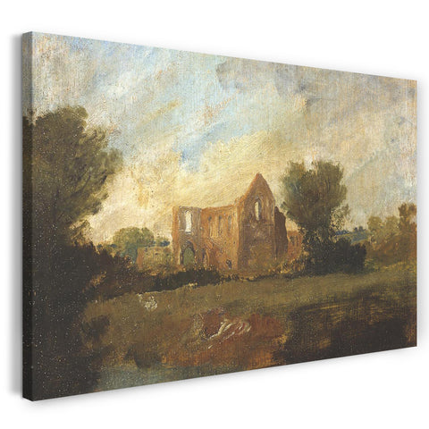 Leinwandbild William Turner - Newark Abbey