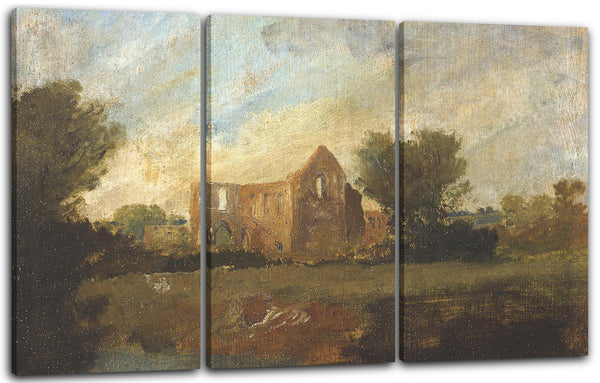 Leinwandbild William Turner - Newark Abbey