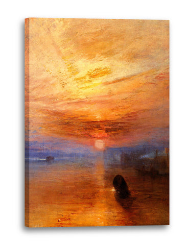 Leinwandbild William Turner - The fighting Temeraire tugged to her last Berth to be broken up
