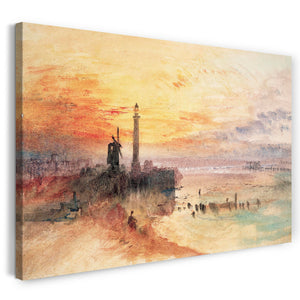 Leinwandbild William Turner - Great Yarmouth Harbour, Norfolk