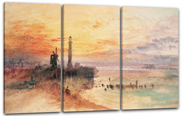 Leinwandbild William Turner - Great Yarmouth Harbour, Norfolk