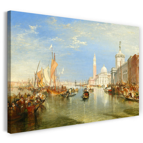 Leinwandbild William Turner - Venice: The Dogana and San Giorgio Maggiore
