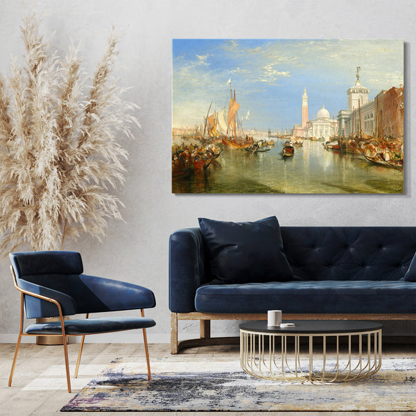 Leinwandbild William Turner - Venice: The Dogana and San Giorgio Maggiore